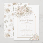 Boho Vrijgezellenfeest Kaart (Voorkant / Achterkant)