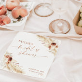 Boho Vrijgezellenfeest Paper Napkin | Shower Decor Servet