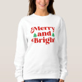 Boho Vrolijk en Helder Kerstmis Trui (Voorkant)