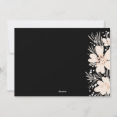 Boho Vrolijk Kerstfeest Donker Feestdagenkaart (Achterkant)