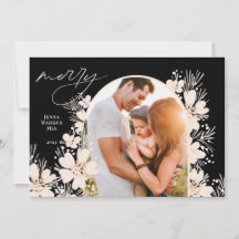 Boho Vrolijk Kerstfeest Donker