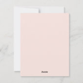 Boho Vrolijk Kerstfeest in Blush Feestdagenkaart (Achterkant)