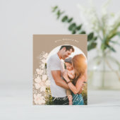 Boho Vrolijk kerstfeest in de woestijn Feestdagenkaart (Staand voorkant)