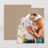 Boho Vrolijk kerstfeest in de woestijn Feestdagenkaart (Voorkant / Achterkant)