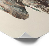 Boho Vrouw Moderne Kunst Poster (Hoek)