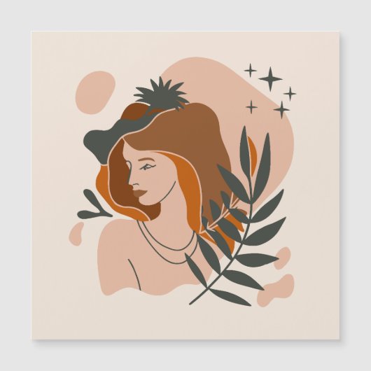 Boho Vrouw Sterren (Voorkant)