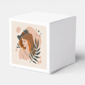 Boho Vrouw Sterren Bedankdoosjes (Achterkant)