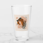 Boho Vrouw Sterren Glas (Voorkant)