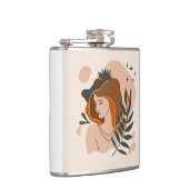 Boho Vrouw Sterren Heupfles (Rechts)