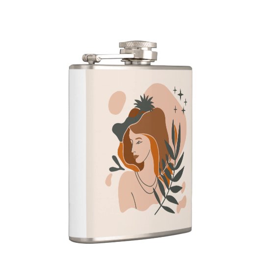 Boho Vrouw Sterren Heupfles (Rechts)