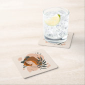 Boho Vrouw Sterren Kartonnen Onderzetters (Insitu)