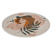 Boho Vrouw Sterren Snijplank (Hoek)