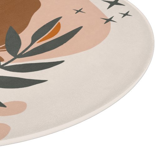 Boho Vrouw Sterren Snijplank (Hoek)