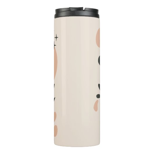 Boho Vrouw Sterren Thermosbeker (Achterkant)