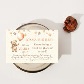 Boho wacht nauwelijks op Beige Beer Boeken voor Ba Informatiekaartje