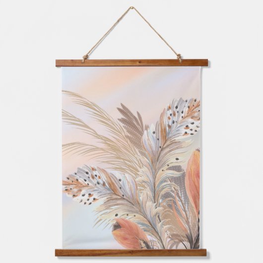 Boho Wall Art Hangend Wandkleed (Voorkant)