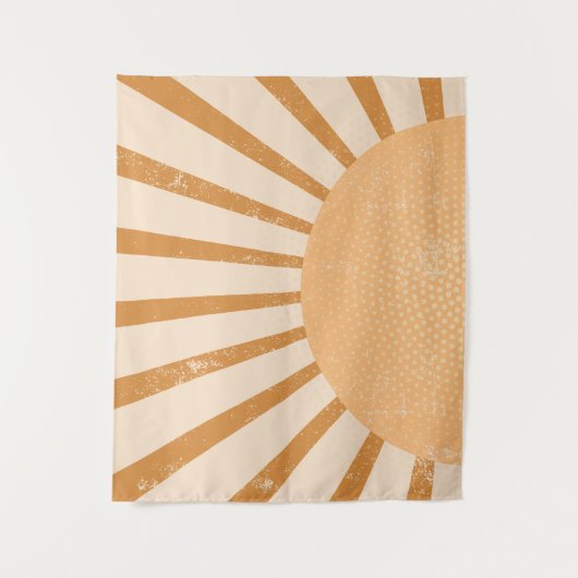  Boho Wall Hanging Retro Rainbow Sunset Wandkleed (Voorkant)