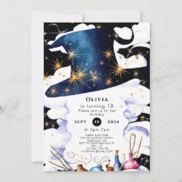 Boho Wand Magic Wizard Verjaardag Kaart