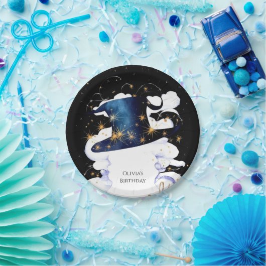 Boho Wand Magic Wizard Verjaardag Papieren Bordje (Feest)