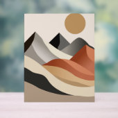 Boho wandkunst acryl bord (Neutraal)