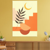 Boho wandkunst canvas afdruk (Insitu (Woonkamer))