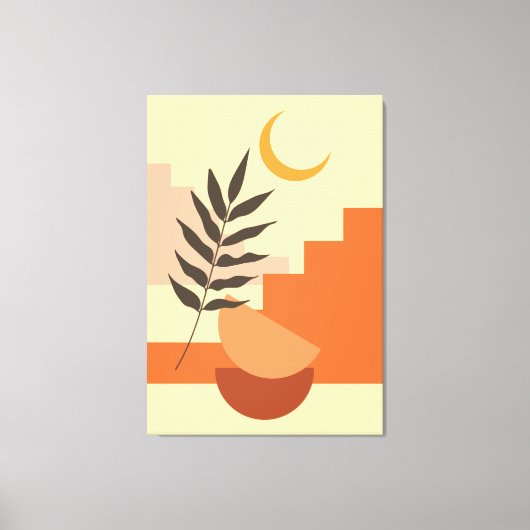 Boho wandkunst canvas afdruk (Voorkant)