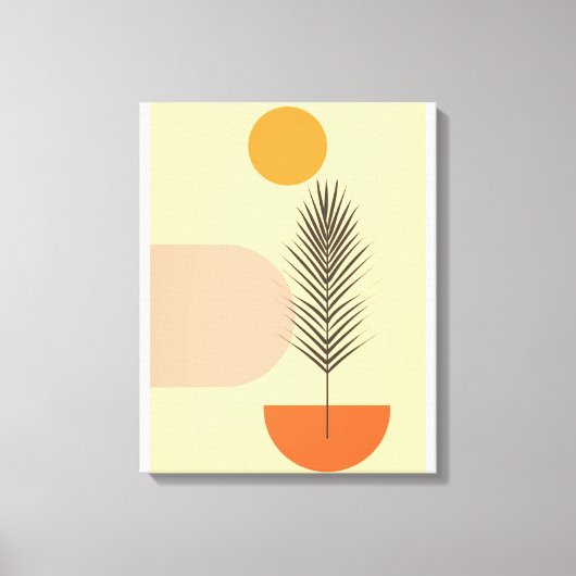 Boho wandkunst canvas afdruk (Voorkant)