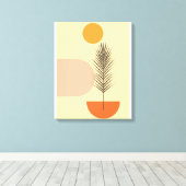 Boho wandkunst canvas afdruk (Insitu (Houten vloer))