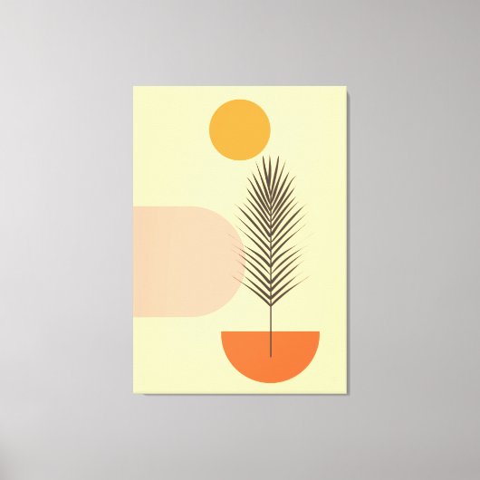 Boho wandkunst canvas afdruk (Voorkant)