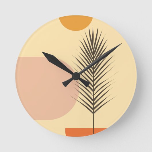 Boho wandkunst ronde klok (Voorkant)