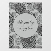 Boho Warm Grays Mandalas Raamsticker (Vel)