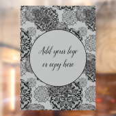 Boho Warm Grays Mandalas Raamsticker (Vel 2)