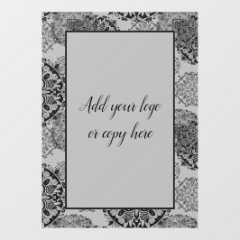 Boho Warm Grays Mandalas Ruitstickers Raamsticker