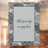 Boho Warm Grays Mandalas Ruitstickers Raamsticker (Vel 2)