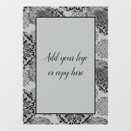 Boho Warm Grays Mandalas Window Cling Raamsticker