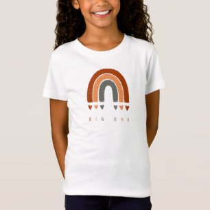 Boho warme stijl regenbogen icoon t-shirt