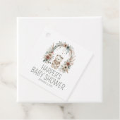 Boho Watercolor Beer Baby Shower Bedankjes Labels (In situ)