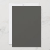 Boho Watercolor Neutrale Kleuren Trouw Uitnodiging (Achterkant)