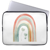 Boho Watercolor Rainbow Laptop Sleeve (Voorkant)