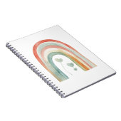 Boho Watercolor Rainbow Notitieboek (Rechterzijde)