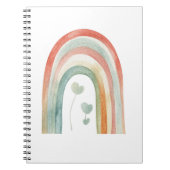 Boho Watercolor Rainbow Notitieboek (Voorkant)