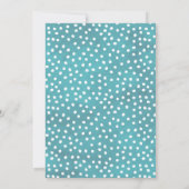Boho Watercolor Regenboog Baby Shower Uitnodiging (Achterkant)