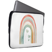 Boho Watercolor Regenboog Laptop Sleeve (Voorkant Rechts)