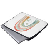 Boho Watercolor Regenboog Laptop Sleeve (Voorkant onderkant)