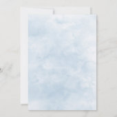 Boho Watercolor Strand Rehearsal Dinner Kaart (Achterkant)