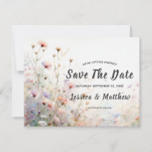 Boho Watercolor Wilde Bloem Florale Aanpassen