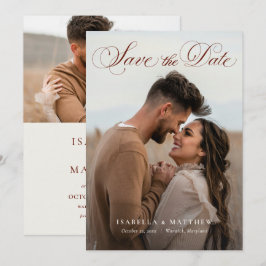 Boho Watercolor Wilde Bloem Foto Bruiloft Save The Date