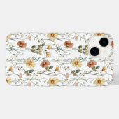 Boho Watercolor Wildflower Case-Mate iPhone Case (Achterkant (horizontaal))