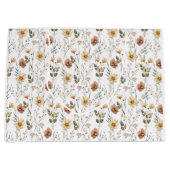 Boho Watercolor Wildflower Groot Cadeauzakje (Voorkant)