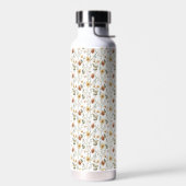 Boho Watercolor Wildflower Water Bottle Waterfles (Links)